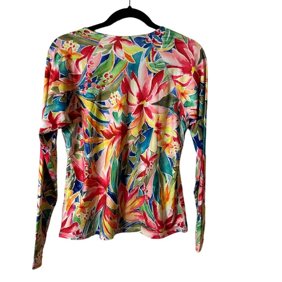 Hurley Size Small Women’s Long Sleeve Rash Guard Swim Shirt UPF 50 SM - Picture 5 of 7